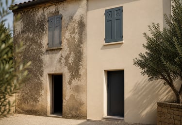 Rénovation façade avant / après – transformation complète