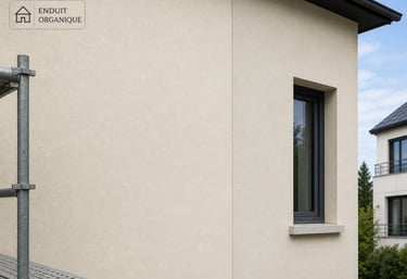 Enduit façade maison moderne – finition propre et durable