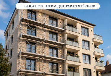 Peinture isolante thermique pour façade extérieure