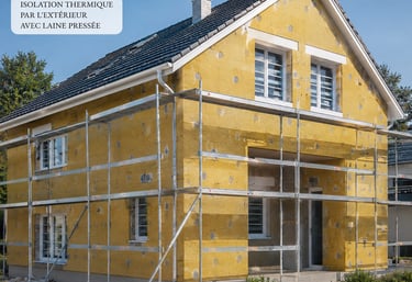 Isolation acoustique et thermique de façade extérieure
