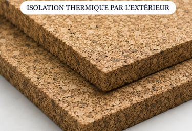 Isolation extérieure en liège (ITE)