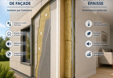 Ravalement de façade ou isolation extérieure : quelles différences ?