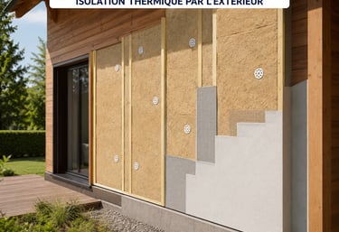 ITE en fibre de bois : une solution naturelle