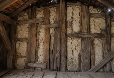 Restauration d’un pan de bois ancien
