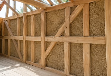 Construction d’une ossature bois traditionnelle