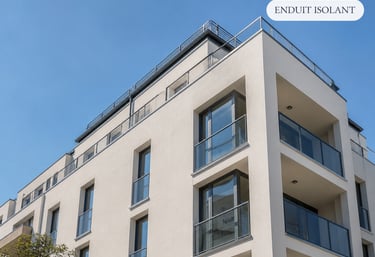 Enduit isolant extérieur – façade moderne finition haut de gamme