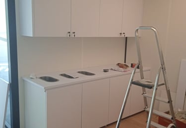 Poubelle de tri intégrée 