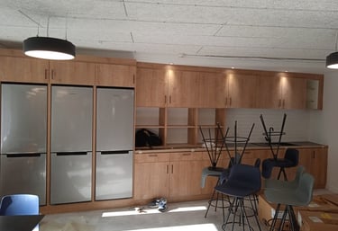 Rénovation intérieure complète – Cuisine sur mesure