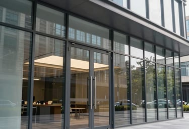 A diverse team of IT professionals collaborating over laptops in a modern office space.
