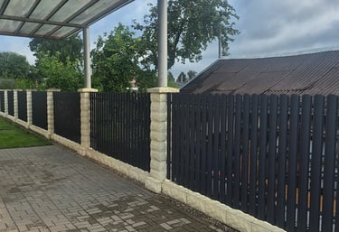 Tvoros pamatų montavimas