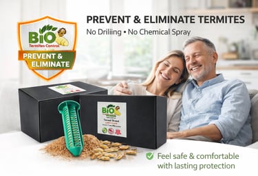 Non-toxic termite prevention for Kuala Lumpur homes with no drilling or chemical spray".