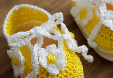 Zapatillas crochet bebe regalo