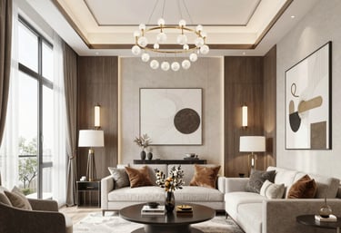 Close-up of hands sketching architectural plans on a wooden table with design tools.