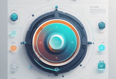 Visual of interconnected AI tools working together to streamline real estate business tasks.