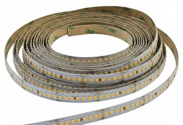 Tira LED 24V 15W IP20: alta luminosidad para bajo mueble de cocina.