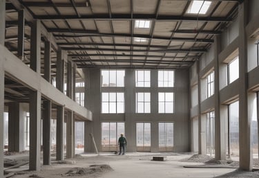 An icon representing road construction services.