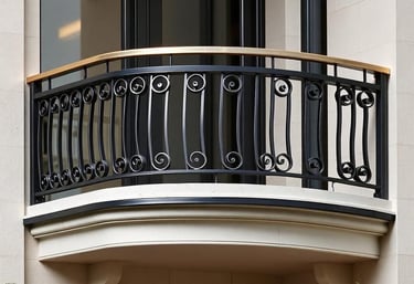 Protecciones de herrería balcones instalados en casa