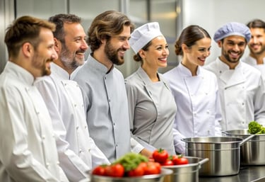 Ropa laboral para hostelería y alimentación diseñada para ofrecer comodidad, higiene y resistencia