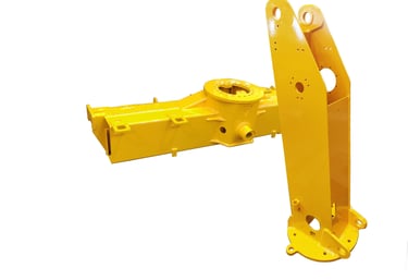 The effect of painting the structural parts of truck-mounted cranes