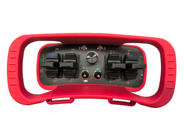 Wireless remote control for truck-mounted cranes