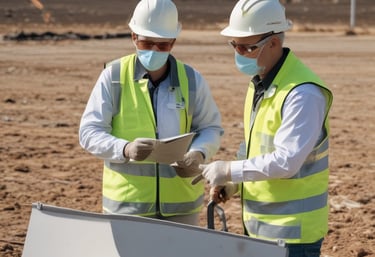 wind turbines on brown sand under white clouds and blue sky during daytime