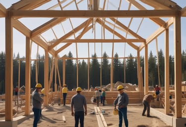 A brick building with a large sign reading 'WRF & S N Plumbing & Heating' on the front facade. There are advertisements for Goulds Pumps, water conditioners, and supplies on the wall. The storefront features large glass windows displaying plumbing-related items. The door on the left is labeled '15 N Main' and there is a sign indicating propane cylinder refills.