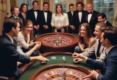 A digital display screen showing a casino betting interface, with text prompting to hurry bets and a highlighted number 27 in red. There are options for betting amounts and a 'share bets' button.