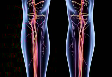 a pair of legs with a vein vein vein vein