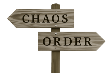 Rustic wooden signpost symbolising business structure