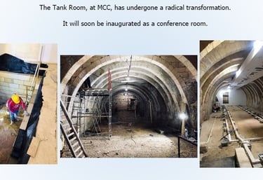 a tunnel with a tunneled tunnel in the middle of it