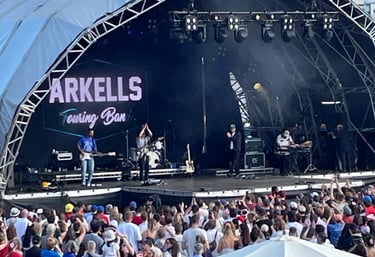 stage event cover repair and new