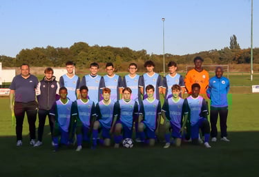 équipe de foot de face