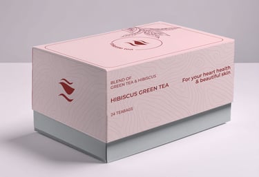 Srikkettle Hibiscus Geen Tea Blend for Health