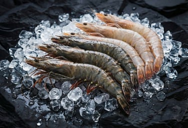 Frozen White Prawns/White Shrimp Black Tiger Prawns/Black Tiger Shrimp