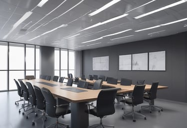 A modern construction site showcasing ongoing work.