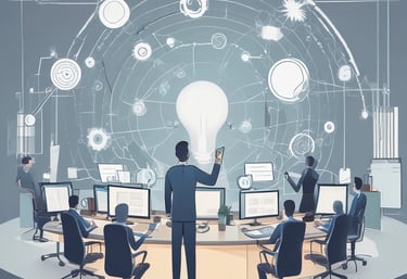 An abstract representation of interconnected gears symbolizing efficiency and streamlined processes.