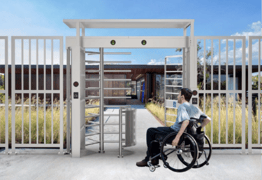 TORNO CON PUERTA PARA SILLA DE RUEDAS