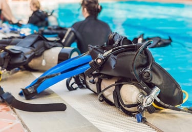 Equipment am Beckenrand