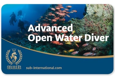 SUB Advaced Open Water Diver