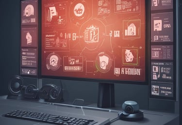 A smartphone with a black case is lying on a wooden surface, displaying a webpage titled 'SprintPoint'. The text on the screen mentions strategic tools for growing businesses and offers free resources.