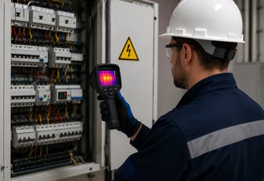 Diagnostic électrique et détection de phase à l’aide d’un appareil de mesure par un électricien prof