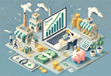 Illustration zum Thema Geld verdienen