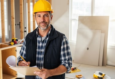 a remodeling contractor, happy while working with VScaling AI marketing agency