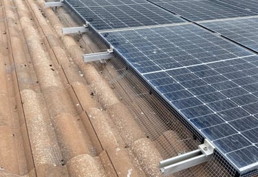 Solar Panel Birdproofing Mesh