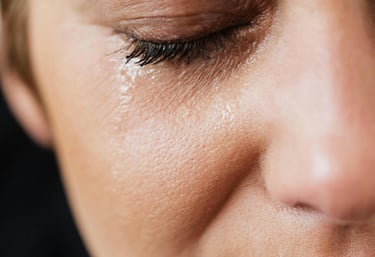 Woman crying