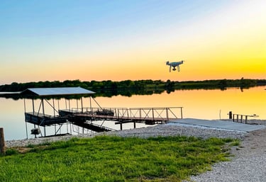 Drone performing services in Fort Scott Kansas
