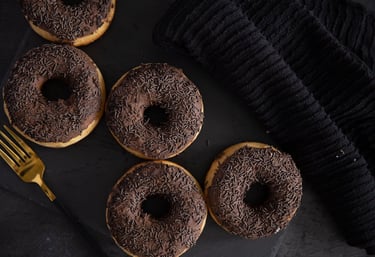 Rosquinha-caseira-com-chocolate-delícia-crocante