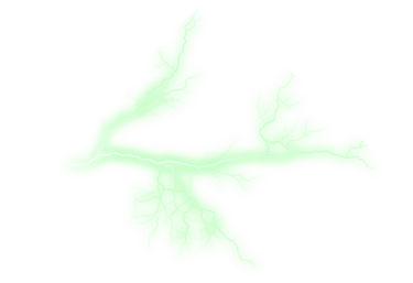 a green leafy plant with lightning bolt bolters