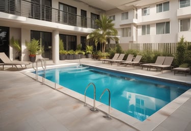 a man riding a skateboard down the side of a ramp