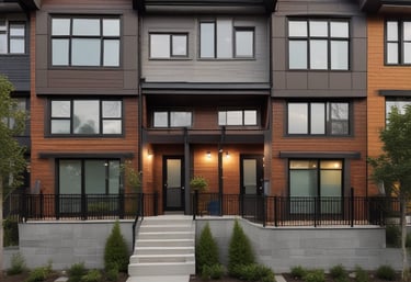 photo of white staircase